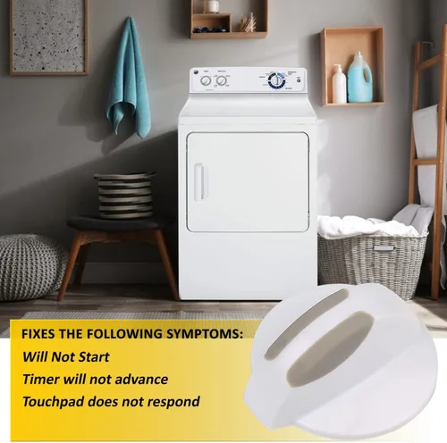 Vista 5 de Seentech 134844410 Perilla selectora para lavadora/secadora - Compatible con Frigidaire, Westinghouse, Electrolux - Reemplaza: AP4339026, 1460965