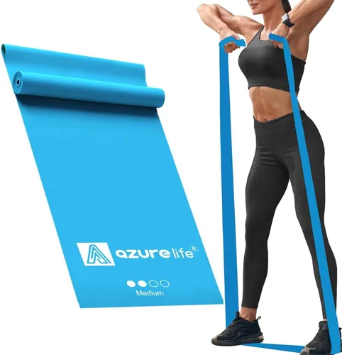 Rollos de bandas de resistencia profesionales de 8 yardas o bandas elásticas sin látex de 5,6,7 pies de largo, bandas elásticas para entrenamiento