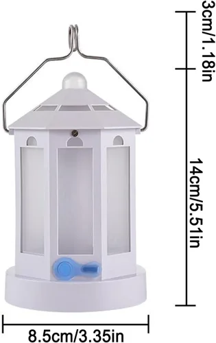 Vista 5 de Camping Lantern - Waterproof Survival Gear Rechargeable Tent Light for Night Outdoor Backyard Trip Hiking Picnic Gathering Mountaineering