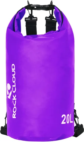 Vista 37 de Rock Cloud - Bolsa seca impermeable de 5.28 galones, para kayak, rafting, navegación, playa, surf, natación, canoa, campamento, senderismo, pesca