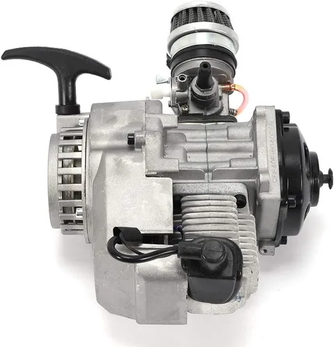 Vista 5 de Motor de arranque de motor de 2 tiempos, motor de arranque de 47 cc, 49 cc, motor de un solo cilindro, refrigerado por aire, kit completo de motor