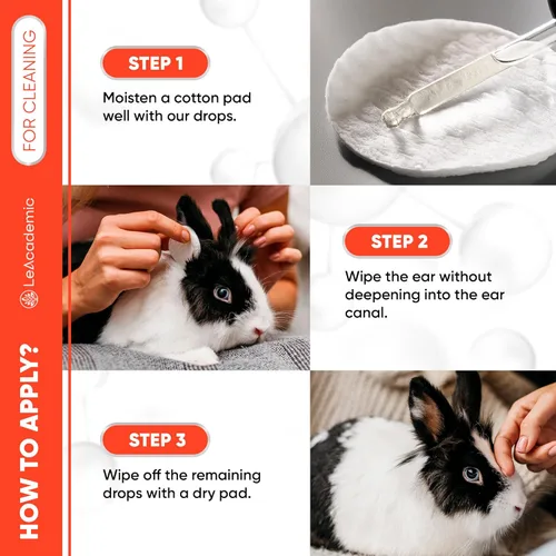 Vista 6 de Limpiador de oídos para perros Solución OTIC+ Tratamiento de infecciones de oído para perros Limpiador de plata y lavado de clorhexidina