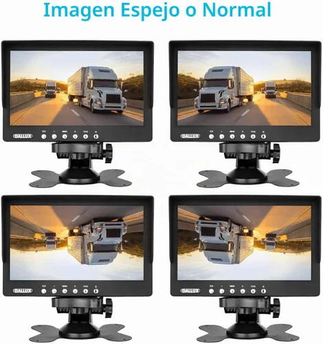 Vista 6 de Kit de monitor de cámara de respaldo para camión, vehículo resistente, impermeable, visión nocturna, gran angular, cámara de cabina de visión DL001