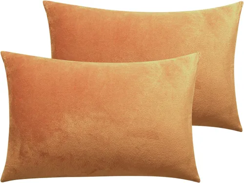 Vista 74 de NTBAY 1 paquete de funda de almohada corporal de terciopelo con cremallera, súper suave y acogedora, funda de almohada larga de franela mullida