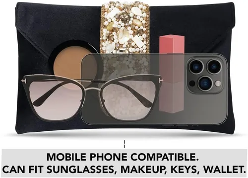 Vista 3 de Aheli Indian Potli Bags Gift for Women Evening Clutch Ethnic Bride Purse with Drawstring