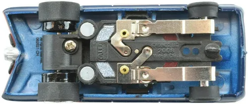 Vista 9 de Auto World x Premium Hobbies Blue Comic Book 1966 Batman Batmobile HO Scale Slot Car CP7811