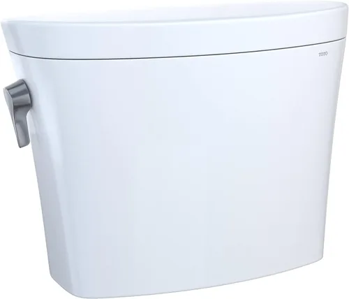 TOTO Aquia IV Arc Dual Flush 1.28 y 0.9 GPF Depósito de inodoro solo con compatibilidad WASHLET+ de descarga automática, algodón blanco -