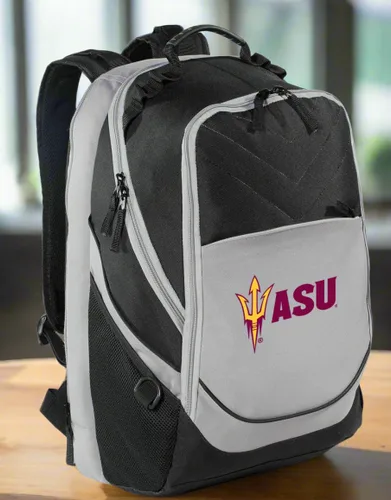 Vista 3 de Broad Bay Mochila oficial de ASU para computadora portátil del estado de Arizona, Negro -, Classic