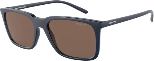 Vista 9 de ARNETTE Gafas de sol unisex con montura gris transparente, lentes de espejo azul claro verde azulado, 2.205 in