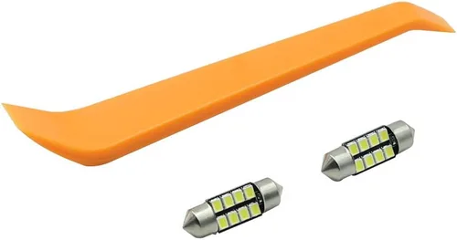 Vista 6 de 2 Piezas Interruptor de Luz Interior + 2 Piezas Bombillas LED de Luz de Cúpula de Mapa Adicionales de Repuesto para Honda