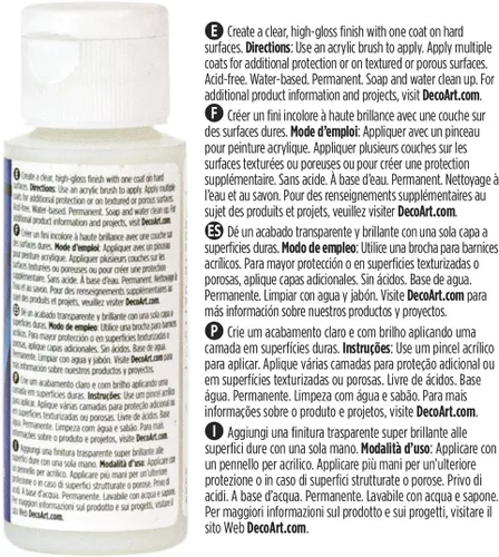 Vista 2 de Esmalte brillante brillante triple grueso de 2 onzas