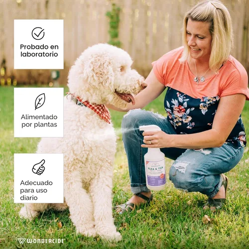 Vista 4 de Wondercide - Spray para pulgas, garrapatas y mosquitos para perros, gatos y el hogar - Asesino, control, prevención, tratamiento - con aceites