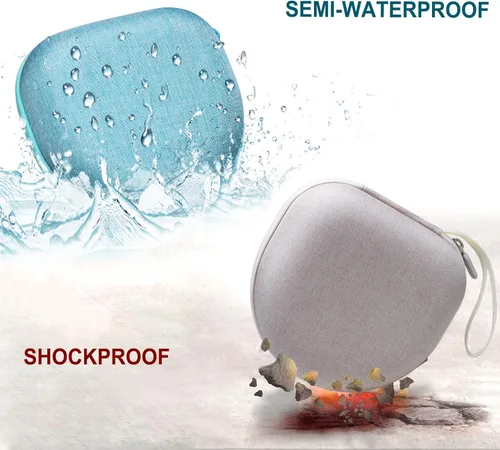 Vista 5 de Funda de auriculares para niños compatible con iClever BTH12 / HS19 / BTH26 / JoySpark-T5 / Candy Bila BH03 / EarFun/IMYB/MIDOLA MD-B01 / noot Negro