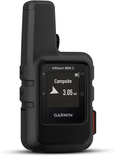 Vista 2 de Garmin inReach Mini 2, comunicador satelital ligero y compacto, para senderismo, portátil, color negro
