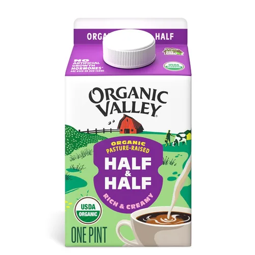 Organic Valley Half & Half, 16 fl oz