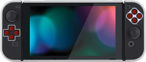 Vista 5 de eXtremeRate PlayVital - Carcasa trasera para consola Nintendo Switch, protector de controlador de mano NS Joycon carcasa dura, funda protectora