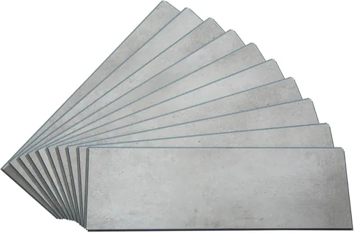 Vista 37 de Palisade Azulejos de vinilo entrelazados impermeables para pared/salpicadero para cocina o baño en mármol español (muestra de 4.5x11 pulgadas)