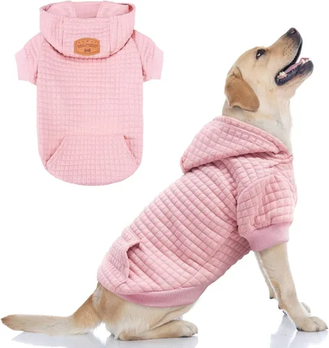 Vista 71 de BEAUTYZOO - Sudadera con capucha para perros macho o hembra pequeños, medianos y grandes, ropa cálida de invierno y otoño, talla S o M, suéter