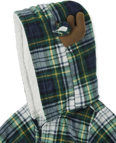 Vista 4 de The Children's Place Pijama de algodón y forro polar para niños