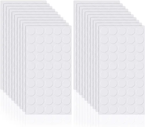 Vista 15 de Adhesivos adhesivos de doble cara transparentes de doble cara con cinta adhesiva redonda sin rastros, adhesivo resistente al agua