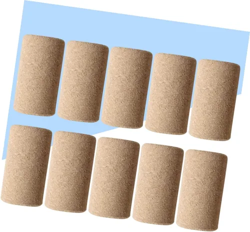 Vista 5 de KICHOUSE 10 piezas de repuesto para proyectos de fabricación de tapones de madera, tapas de barra de vino y cerveza, cierre para micropartículas