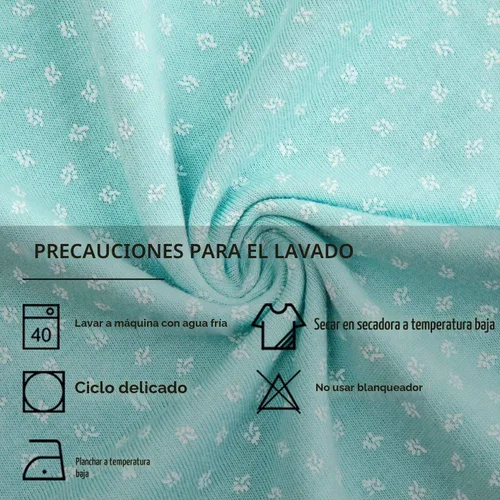 Vista 6 de Keyocean - Camisones para mujer, de algodón suave, cómodo, ligero, bordado, de manga larga, para dormir Azul