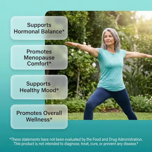 Vista 2 de Clean Nutraceuticals DIM Evening Primrose Black Cohosh Calcio D-Glucarato Sulforafano Extracto de semilla de lino – Vitaminas de apoyo hormonal