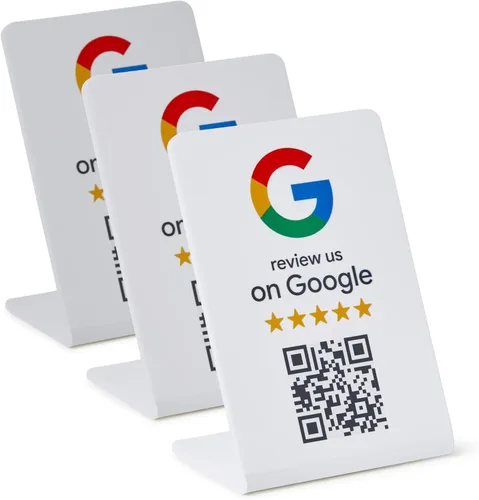 Vista 9 de Soporte de revisión de Google - NFC y código QR, fácil configuración, para todas las empresas (paquete de 1)