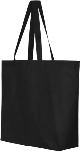 Vista 3 de shop4ever Bolsa de compras reutilizable con cinta de cáncer de mama con nombre de tu