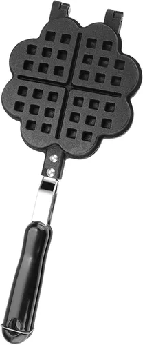 Vista 2 de Sartén para gofres en forma de corazón, forma de corazón, cocina para el hogar, cocina, antiadherente, waflera para hacer waffles, molde para hornear