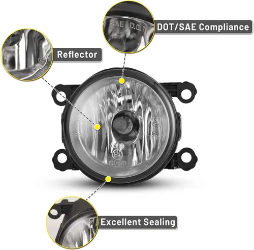 Vista 3 de AUTOWIKI Luces antiniebla compatibles con Subaru Impreza 2012-2019 BRZ 2013-2016 WRX 2015-2020 Legacy 2010-2014 Forester 2014-2018 Outback 2010-2012