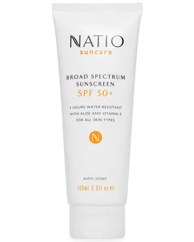 Natio Protector solar de amplio espectro SPF 50+ 100ML