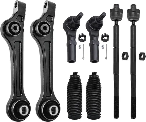 Vista 106 de Detroit Axle - Kit de brazos de control delanteros 2WD de 8 piezas para Ford F-150 Lincoln Mark LT 05-08, 4 brazos de control superior e inferior