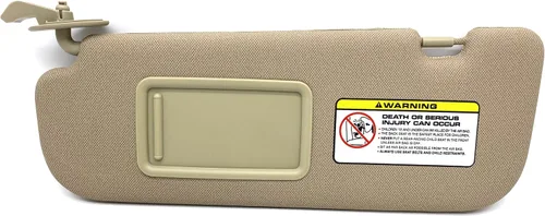 Ezzy Auto Visera parasol beige para lado izquierdo del conductor compatible con Hyundai Elantra 2011 2012 2013 2014 2015 852103X000TX