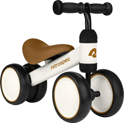 Vista 12 de Retrospec Cricket - Bicicleta de equilibrio para bebés con 4 ruedas para edades de 12 a 24 meses - Juguetes para bebés y niños pequeños para niños