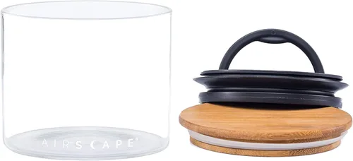Vista 3 de AirScape Recipiente de vidrio para almacenamiento de alimentos, almacenamiento de vidrio con tapa interior sin aire patentada de Estados Unidos