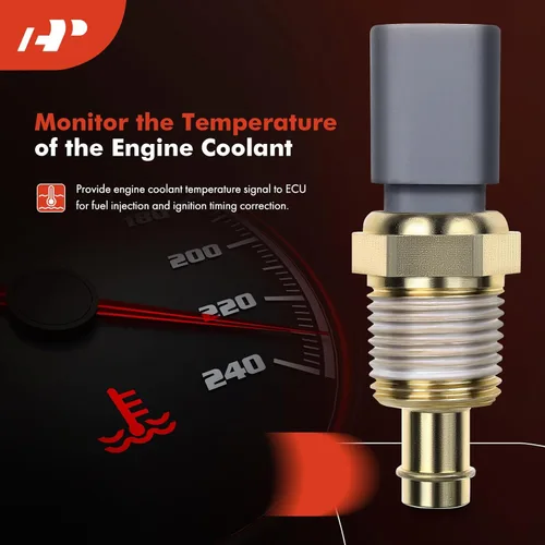 Vista 3 de A-Premium Sensor de temperatura del refrigerante del motor compatible con Dodge Grand Caravan 08-19 Ram 1500 2500 3500 Challenger Durango Journey
