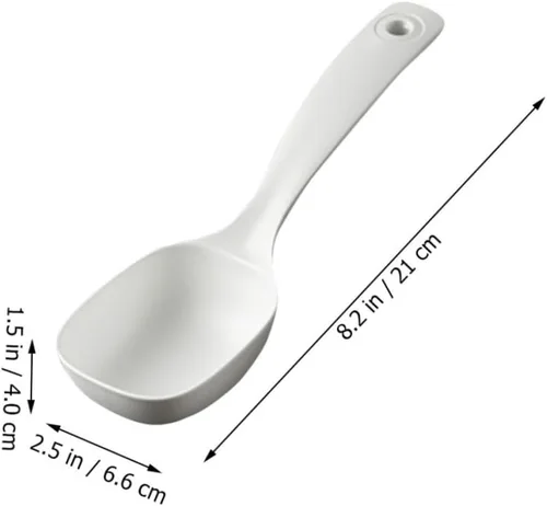Vista 8 de VOSAREA Cuchara Accesorios para olla arrocera, cucharón de salsa de pizza, espátula de arroz antiadherente, utensilios de cocina, cucharón