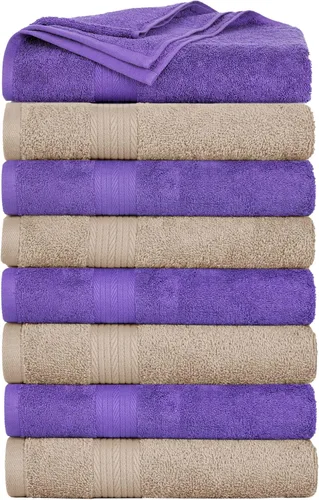 Vista 23 de Ample Decor Paquete de 4 toallas de mano de 600 GSM, 100% algodón, certificadas Oeko Tex, supersuaves, altamente absorbentes, de secado rápido