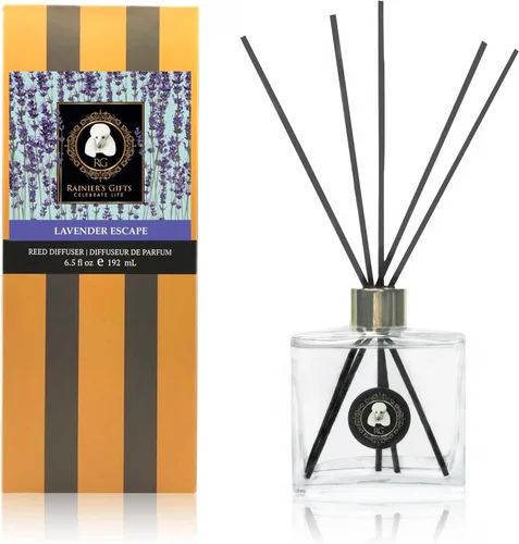 Vista 13 de Rainier’s Gifts Reed Diffuser Set (Boracay Sea Salt) - Scented Oil Diffuser Sticks - Home Fragrance Aromatherapy Air Freshener 6.5 fl oz