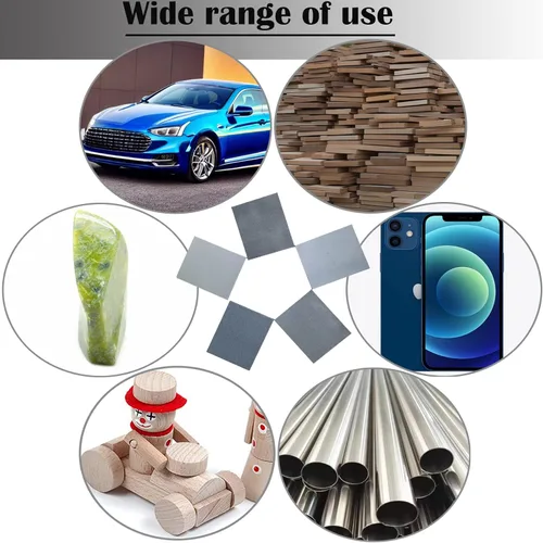 Vista 7 de Juego de 15 esponjas de lijado de grano 400-3000, hoja de esponjas de lijado de manos húmedas o secas de 4.5 x 5.5 pulgadas, bloque de arena