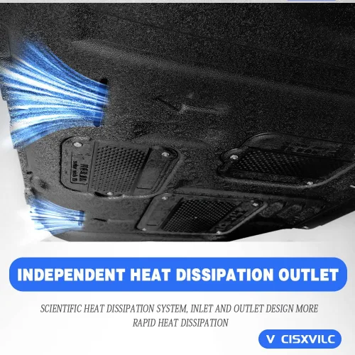 Vista 6 de Guardabarros para motor para Ford Escape 2013 2014 2015 2016 2017 2018 2019, protectores de salpicaduras del motor delantero, adecuados para Ford