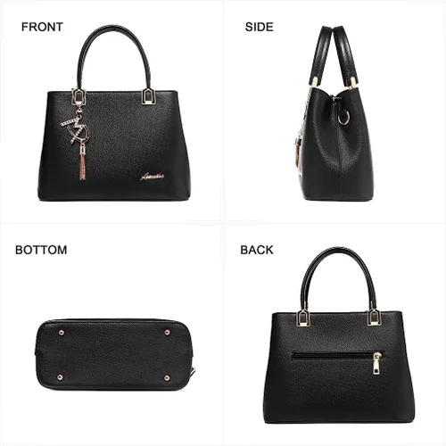 Vista 6 de Bolsos y carteras para mujer, bolsos de hombro para señoras, bolso bandolera con asa superior de diseño de ToLFE