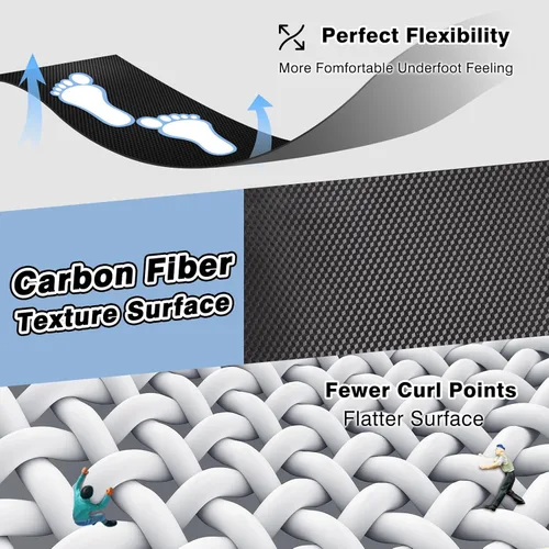 Vista 3 de Tapete impermeable para silla de 30" x 48" para madera dura, tapete para silla de oficina para silla con ruedas, tapete de escritorio para madera