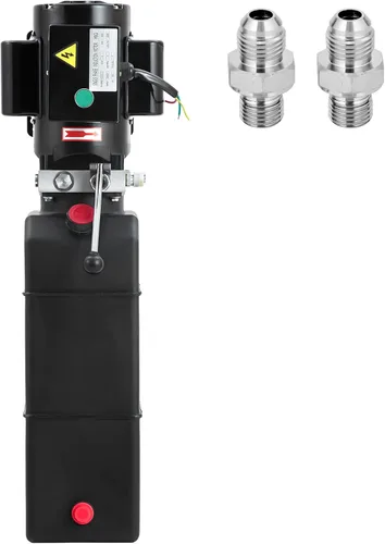 Vista 9 de Litake Unidad de potencia hidráulica de 220 V 15 cuartos de galón de elevación de coche Unidad de potencia de bomba hidráulica, elevación de coche