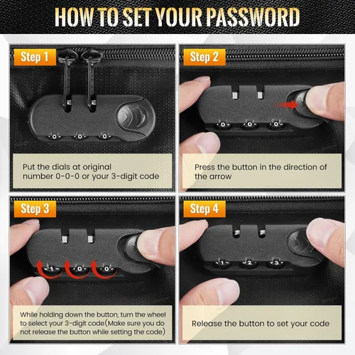 Vista 8 de DEEGO Caja de documentos ignífuga, resistente al fuego, caja fuerte para documentos del hogar con carpeta de archivo de acordeón extraíble, caja