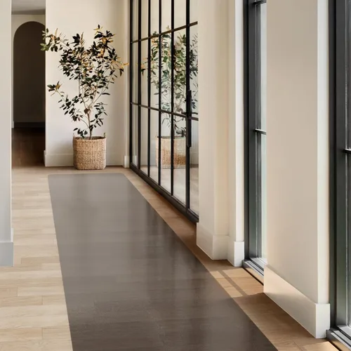 Vista 8 de SALLOUS - Alfombra de pasillo, alfombra de 2' x 6' de plástico para entrada, alfombra de área para sala de estar, alfombra de cocina impermeable