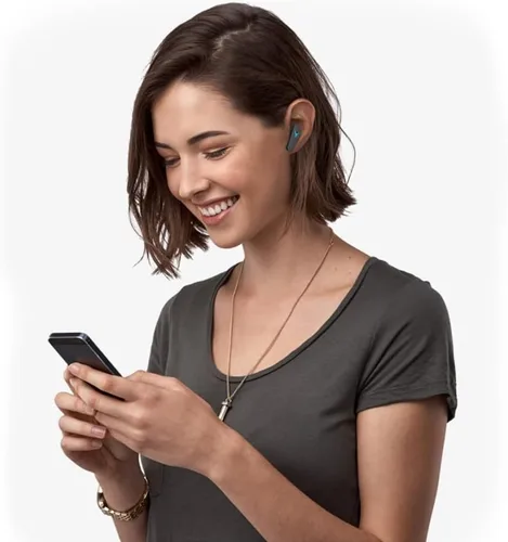 Vista 3 de eDealz Auriculares inalámbricos Bluetooth 5.2 a prueba de sudor para juegos con micrófono, LED RGB recargable, funda de carga de 24 horas, potentes