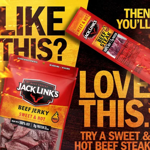 Vista 8 de Jack Link's Original Beef Jerky Multipack - (2 unidades) 9 oz