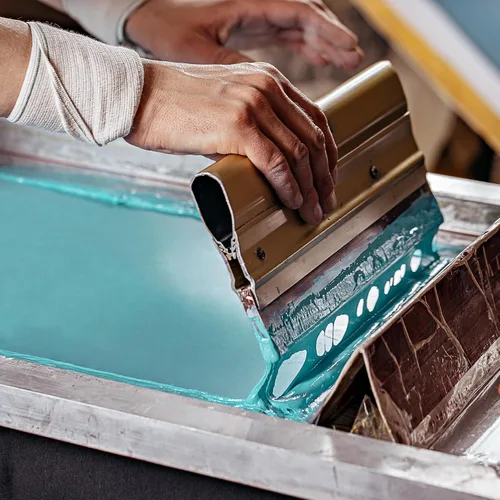 Vista 4 de Caydo 2 marcos de impresión de pantalla de seda de aluminio de 24 x 20 pulgadas con malla 160 para serigrafía